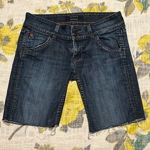 Hudson Cutoff Bermuda Jean Shorts